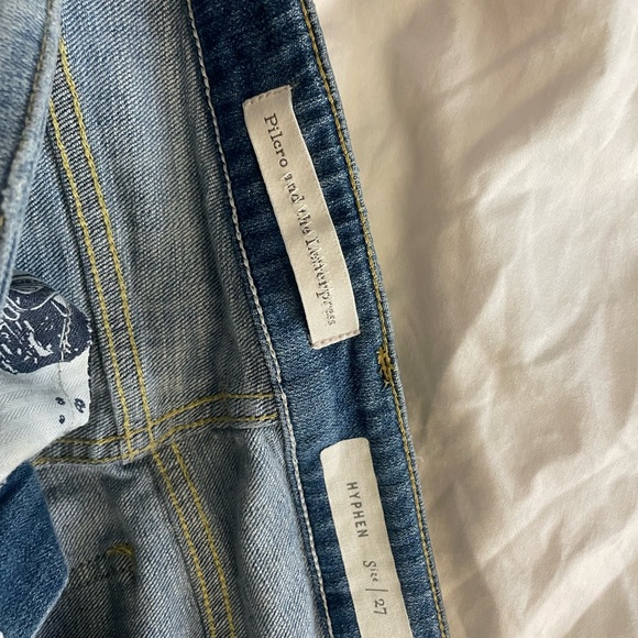 Pilcro and the Letterpress Hayden jeans with pattern bandana braided fringe - Picture 3 of 5